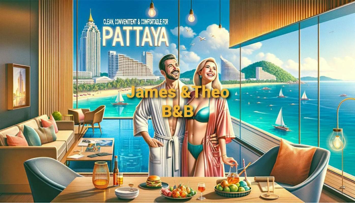 Base Central Pattaya Long Balcony King-Bed With Infinity Pool & Free Netflix! Buitenkant foto