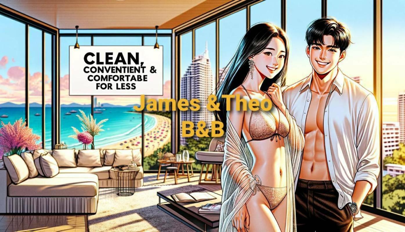 Base Central Pattaya Long Balcony King-Bed With Infinity Pool & Free Netflix! Buitenkant foto